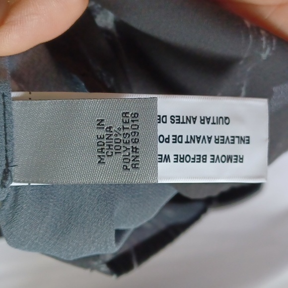 Ruff Hewn Grey Sleeveless Long Tunic  Size M, semi-sheer - Picture 7 of 8